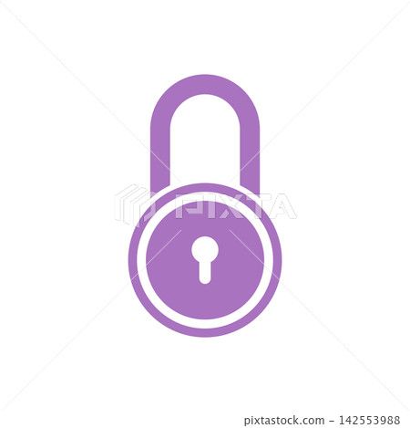 Padlock Icon Vector Template Illustration Design Padlock Icon Vector Template Illustration Design 142553988
