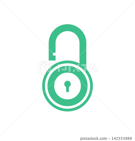 Padlock Icon Vector Template Illustration Design Padlock Icon Vector Template Illustration Design 142553989