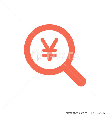 Magnifying Glass Yen Sign Icon Vector Template Illustration Design Magnifying Glass Yen Sign Icon Vector Template Illustration Design 142554078