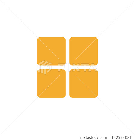 Widget Grid View Button Icon Vector Template Illustration Design Widget Grid View Button Icon Vector Template Illustration Design 142554081
