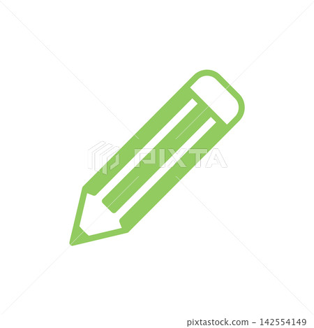 Pencil Icon Vector Template Illustration Trendy Design Pencil Icon Vector Template Illustration Trendy Design 142554149