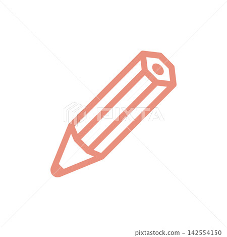 Pencil Icon Vector Template Illustration Trendy Design Pencil Icon Vector Template Illustration Trendy Design 142554150