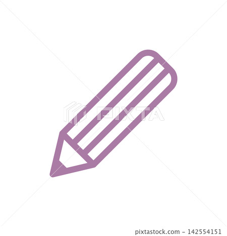 Pencil Icon Vector Template Illustration Trendy Design Pencil Icon Vector Template Illustration Trendy Design 142554151