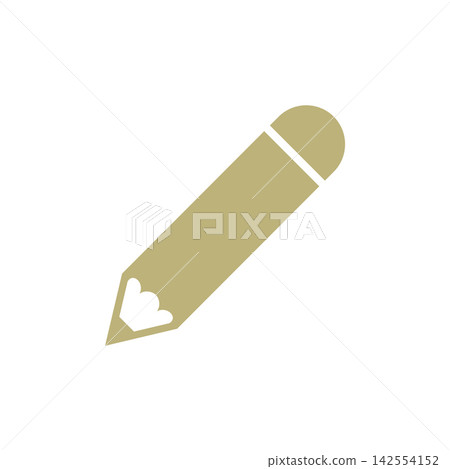 Pencil Icon Vector Template Illustration Trendy Design Pencil Icon Vector Template Illustration Trendy Design 142554152