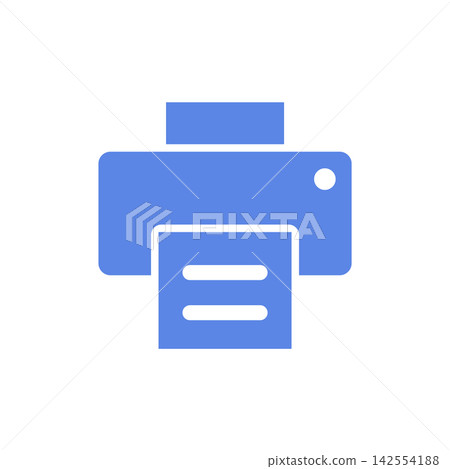 Printer Icon Vector Template Illustration Design Printer Icon Vector Template Illustration Design 142554188