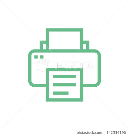 Printer Icon Vector Template Illustration Design Printer Icon Vector Template Illustration Design 142554190