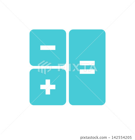 Calculator Icon Vector Template Illustration Design Calculator Icon Vector Template Illustration Design 142554205