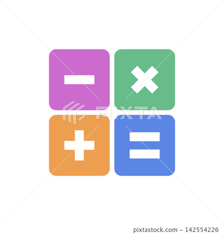 Calculator Icon Vector Template Illustration Design Calculator Icon Vector Template Illustration Design 142554226