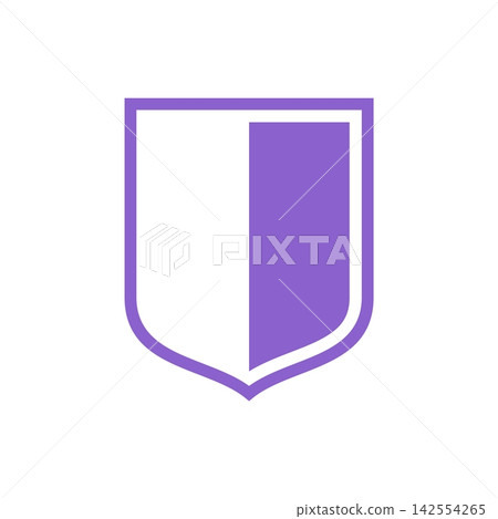 Simple Shield Icon Logo Template Illustration Design Simple Shield Icon Logo Template Illustration Design 142554265