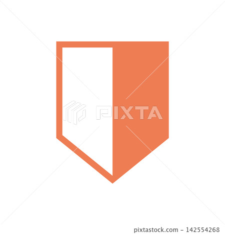 Simple Shield Icon Logo Template Illustration Design Simple Shield Icon Logo Template Illustration Design 142554268