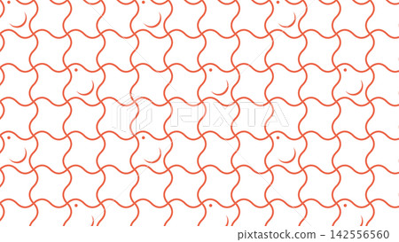 Cute Chidori Manji pattern, auspicious Japanese pattern, Japanese-style background decoration illustration, traditional Japanese motif Cute Chidori Manji pattern, auspicious Japanese pattern, Japanese-style background decoration illustration, traditional Japanese motif 142556560
