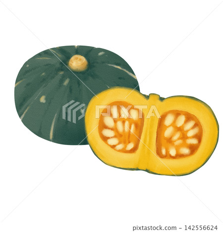 Watercolor pumpkin set Watercolor pumpkin set 142556624