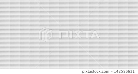 Seamless white fluted ceramic tile texture background with horizontal stacked rectangular panels Seamless white fluted ceramic tile texture background with horizontal stacked rectangular panels 142556631
