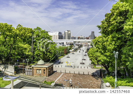 大阪, 天王寺, 天王寺公園, 天王寺公園甲板, 大阪府大阪市 大阪, 天王寺, 天王寺公園, 天王寺公園甲板, 大阪府大阪市 142557468