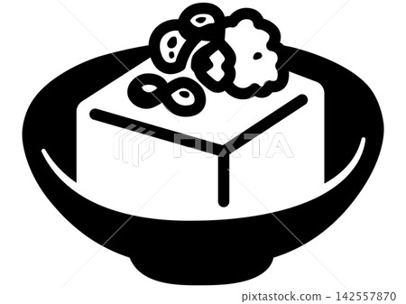 Cold tofu icon Cold tofu icon 142557870