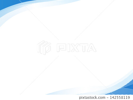 藍色波浪線和波浪商業背景框架 藍色波浪線和波浪商業背景框架 142558119