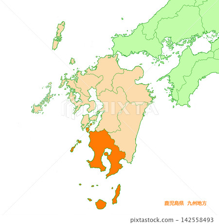 鹿兒島縣,鹿兒島,無縣名,純橘色 鹿兒島縣,鹿兒島,無縣名,純橘色 142558493