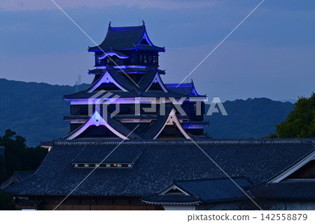 熊本城燈火通明 熊本城燈火通明 142558879