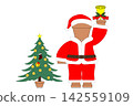 Pot doll wearing a Santa Claus outfit 142559109