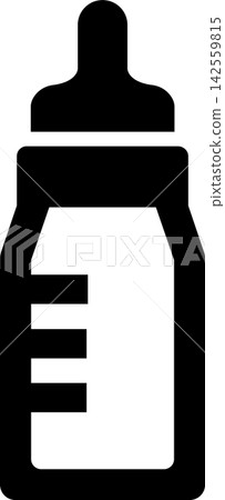 Baby bottle pictogram Baby bottle pictogram 142559815