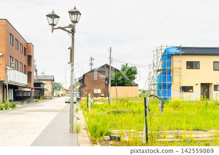輪島早市街-能登半島地震重建進行中,2026年夏季 輪島早市街-能登半島地震重建進行中,2026年夏季 142559869