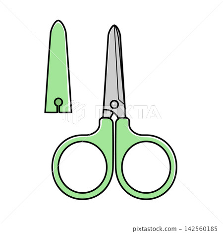 Mini scissors with the cover removed Mini scissors with the cover removed 142560185