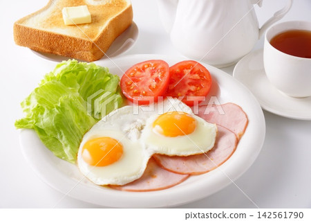 火腿蛋早餐 火腿蛋早餐 142561790