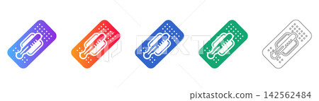 Medical Diagnostic Tool Icon Set Medical Diagnostic Tool Icon Set 142562484