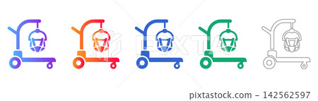 Bariatric Patient Lift System Icons Bariatric Patient Lift System Icons 142562597