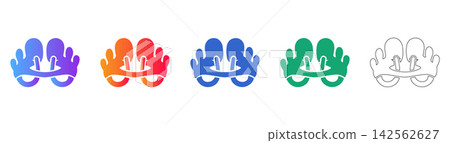Human Kidney Anatomy Vector Icon Set Human Kidney Anatomy Vector Icon Set 142562627