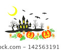 Crescent Moon Halloween 142563191
