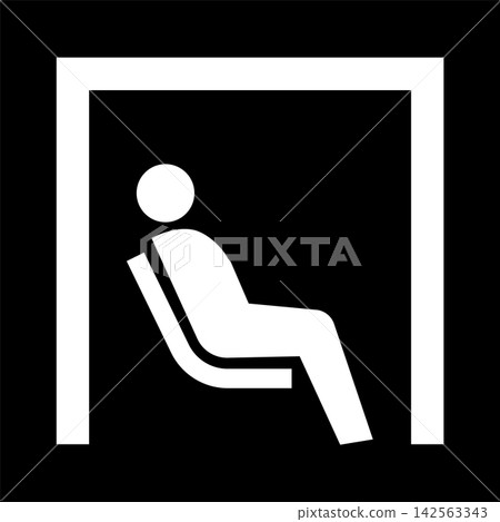 pictogram for calming down/cooling down 142563343