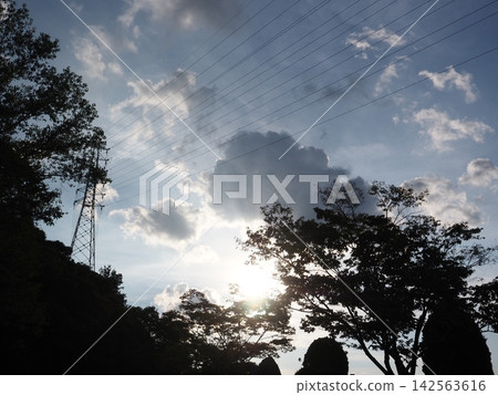 Fantastic sunset scenery Fantastic sunset scenery 142563616