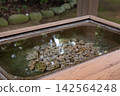神社淨身泉的水面波光粼粼 142564248