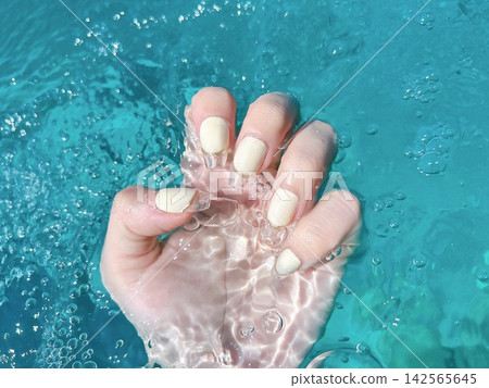 Hands in the water Hands in the water 142565645