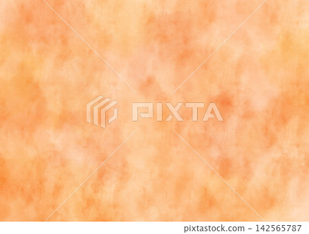 Autumn orange watercolor-style background design material, evoking images of autumn leaves and sunset. Autumn orange watercolor-style background design material, evoking images of autumn leaves and sunset. 142565787