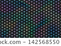 類似珍珠母貝鑲嵌的日式圖案。麻葉圖案。 142568550