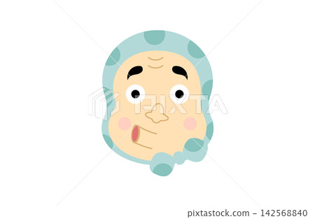 Cute Hyottoko illustration Cute Hyottoko illustration 142568840