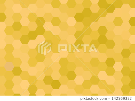 Honeycomb shape, hexagon, business, mosaic, gold Honeycomb shape, hexagon, business, mosaic, gold 142569352