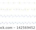 A cute, hand-drawn watercolor line set 142569452