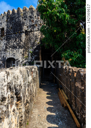 Old Fort, also known as the Arab Fort is a fortification located in Stone Town in Zanzibar, Tanzania Old Fort, also known as the Arab Fort is a fortification located in Stone Town in Zanzibar, Tanzania 142569617