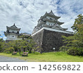 Iga Ueno Castle, towering over Japan's tallest stone walls. 142569822