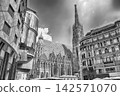St. Stephen's Cathedral viewed from a modern building in Vienna 142571070