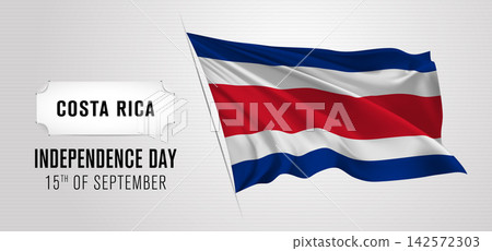 Costa Rica happy independence day greeting card, banner vector illustration Costa Rica happy independence day greeting card, banner vector illustration 142572303