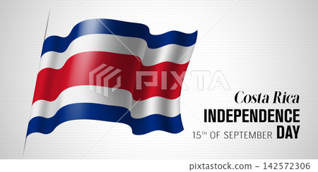 Costa Rica happy independence day greeting card, banner with template text vector illustration Costa Rica happy independence day greeting card, banner with template text vector illustration 142572306