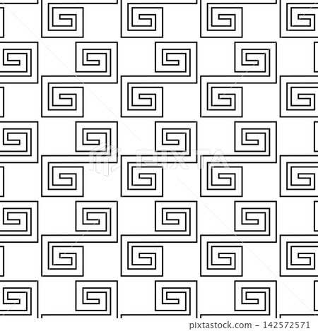 Seamless pattern with black outline geometric forms(texture 4) Seamless pattern with black outline geometric forms(texture 4) 142572571