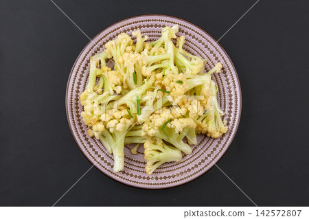 stir-fried Organic Cauliflower, Traditional Chinese Healthy Home-style Vegetable Dish stir-fried Organic Cauliflower, Traditional Chinese Healthy Home-style Vegetable Dish 142572807