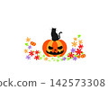 Black Cat Halloween 142573308