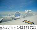 Cumulonimbus landscape seen from above 142573721