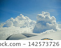 Cumulonimbus landscape seen from above 142573726